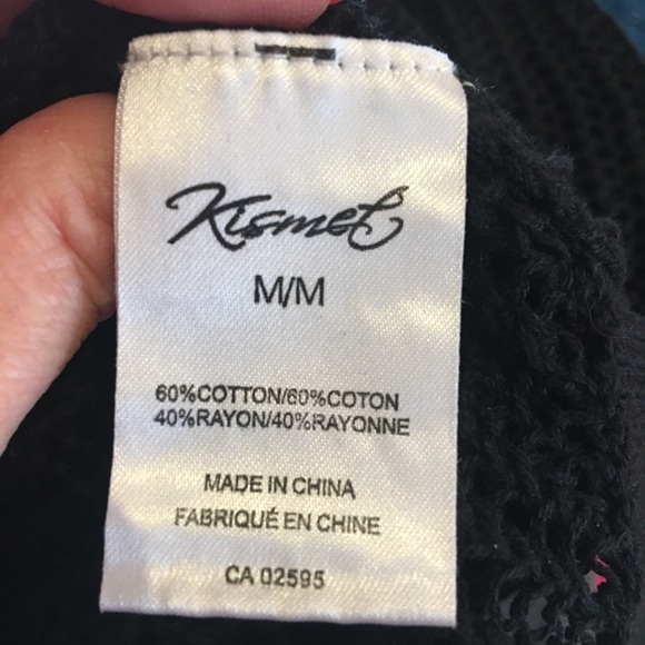 Kismet black zip up sweater - Picture 5 of 6